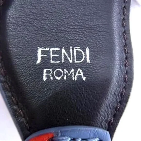 Fendi Suede And Leather Shoulder Strap - Picture 4 of 4